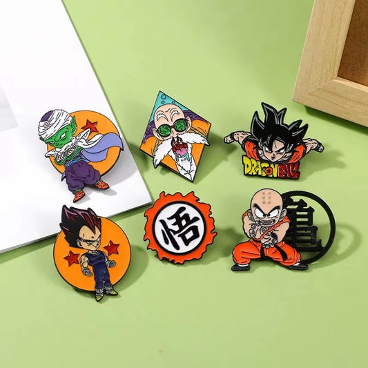 Ultimate Dragon Ball Z Son Goku Pins - Perfect Accessory for Kids' Fashion and Backpacks! - Mayday's Merch